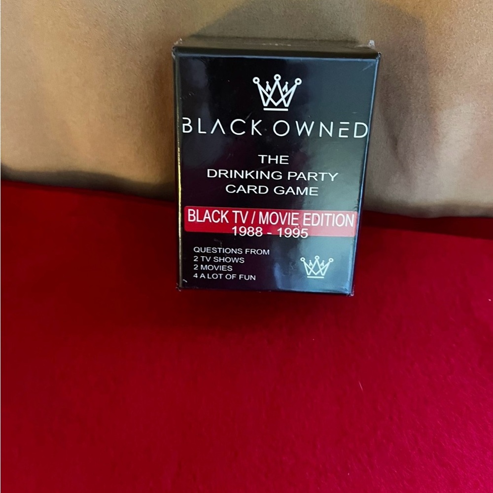 The Drinking Party Card Game Black TV/Movie Edition